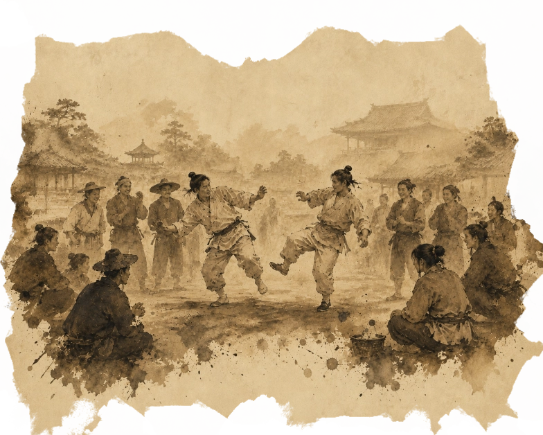 Taekkyeon, a arte que dançava